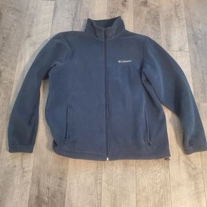 Navy Columbia Fleece Jacket